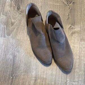 Lucky Brand Charcoal Ankle Booties